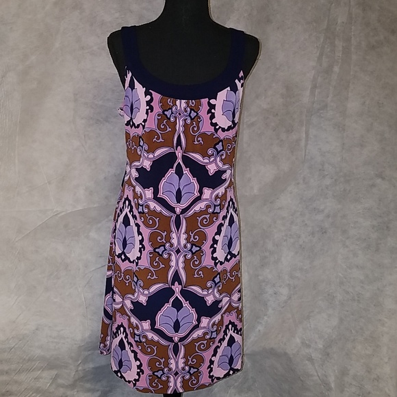 INC International Concepts Dresses & Skirts - Navy blue and light purple summer dress